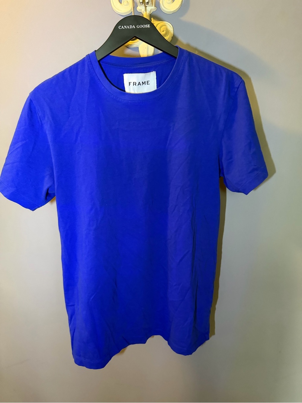 Frame Denim Men’s Cobalt Blue Crewneck Tee